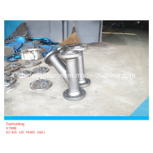 Y Type Stainless Steel Strainer with Flanged End